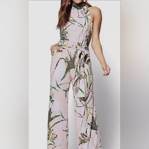 Floral Pink Jumpsuit